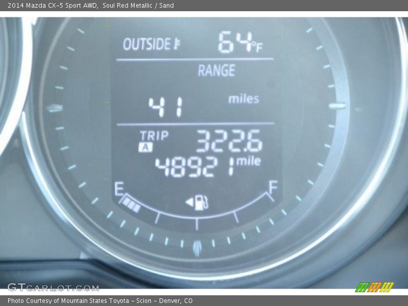 Soul Red Metallic / Sand 2014 Mazda CX-5 Sport AWD