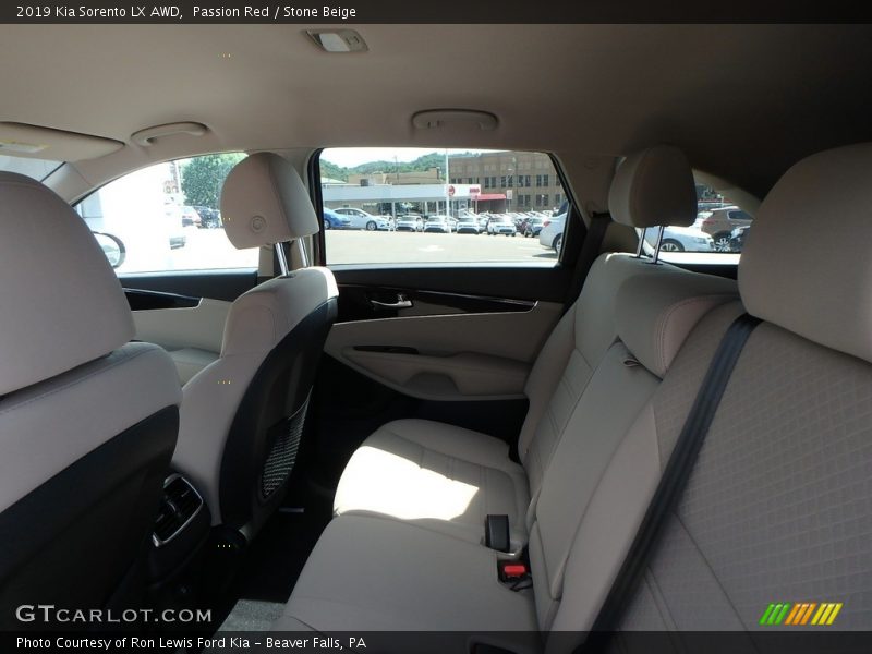 Rear Seat of 2019 Sorento LX AWD