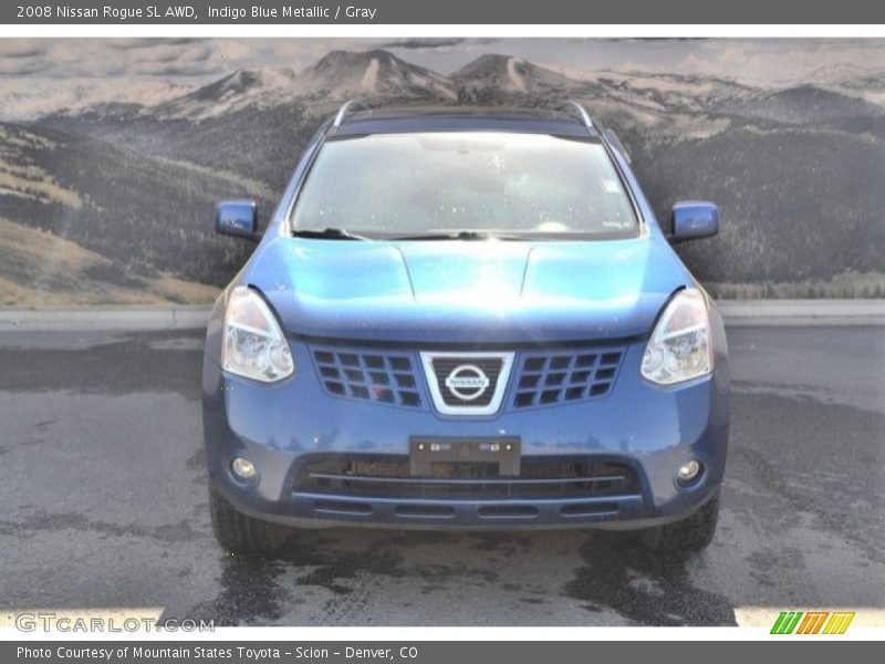 Indigo Blue Metallic / Gray 2008 Nissan Rogue SL AWD