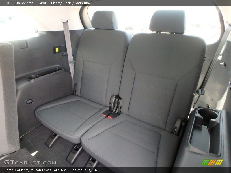 Rear Seat of 2019 Sorento LX AWD