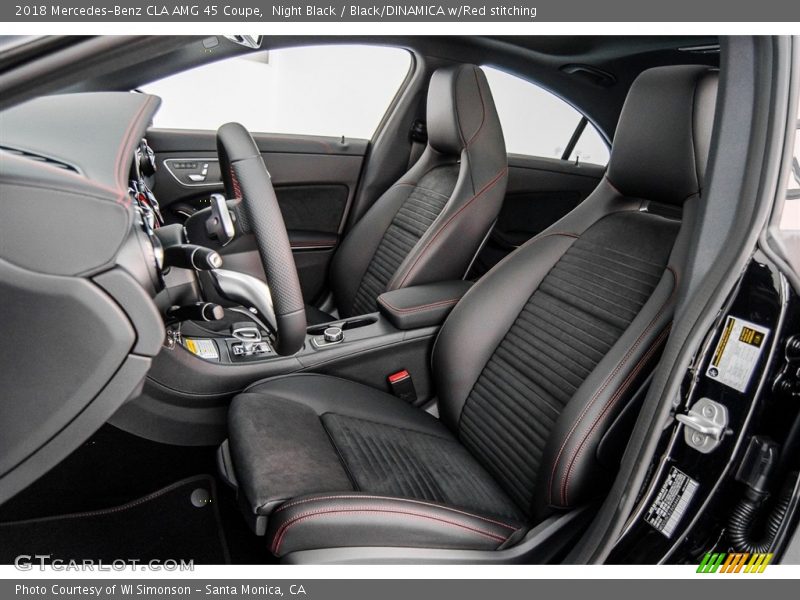Front Seat of 2018 CLA AMG 45 Coupe