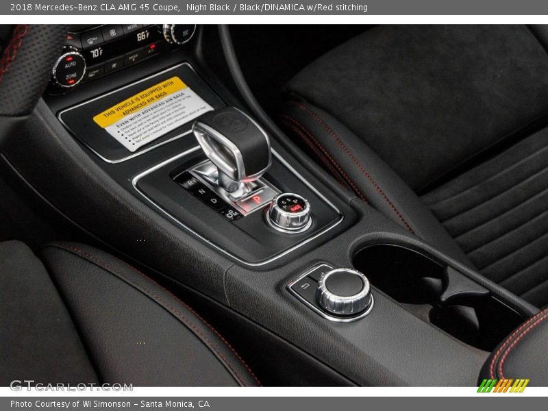Night Black / Black/DINAMICA w/Red stitching 2018 Mercedes-Benz CLA AMG 45 Coupe