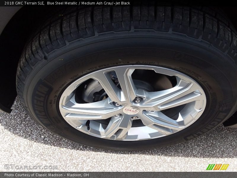 Blue Steel Metallic / Medium Ash Gray/­Jet Black 2018 GMC Terrain SLE