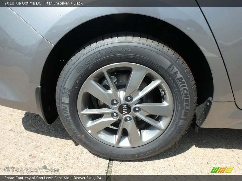 Titanium Silver / Black 2018 Kia Optima LX