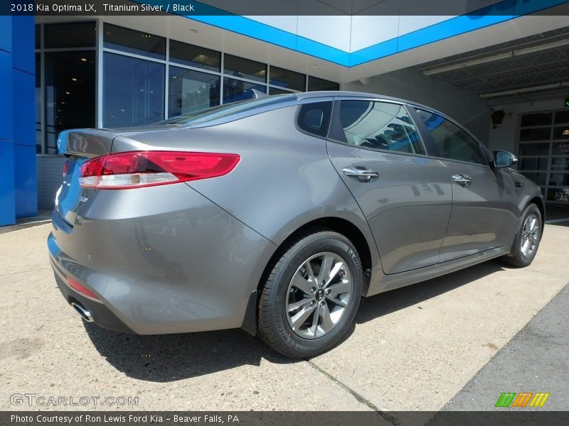 Titanium Silver / Black 2018 Kia Optima LX