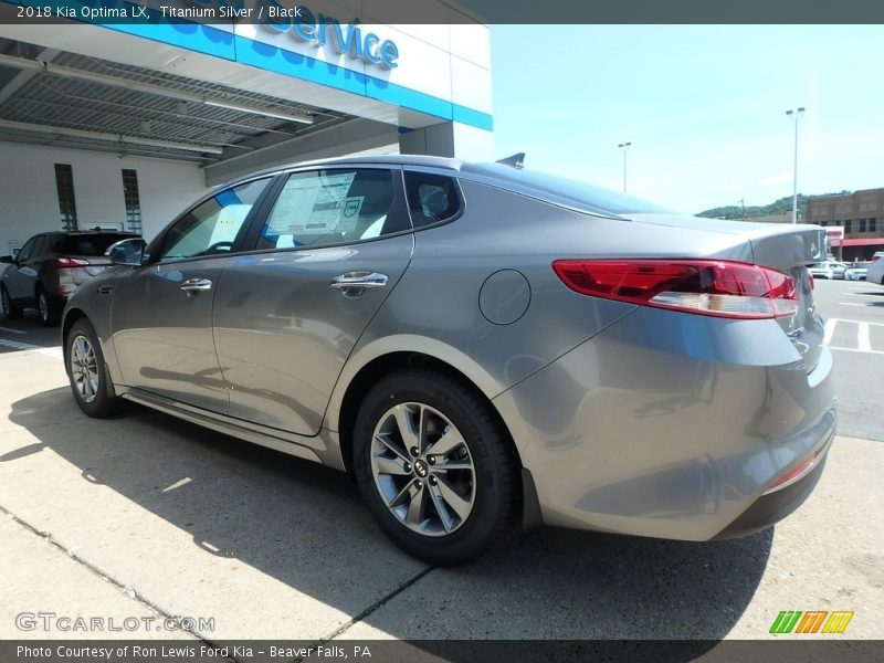 Titanium Silver / Black 2018 Kia Optima LX