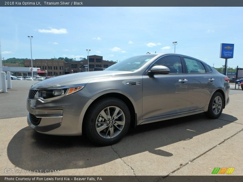 Titanium Silver / Black 2018 Kia Optima LX