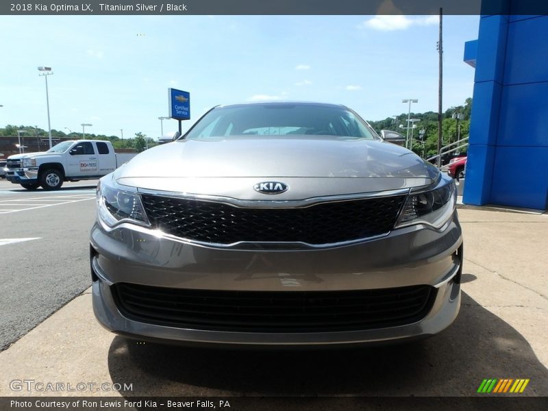 Titanium Silver / Black 2018 Kia Optima LX