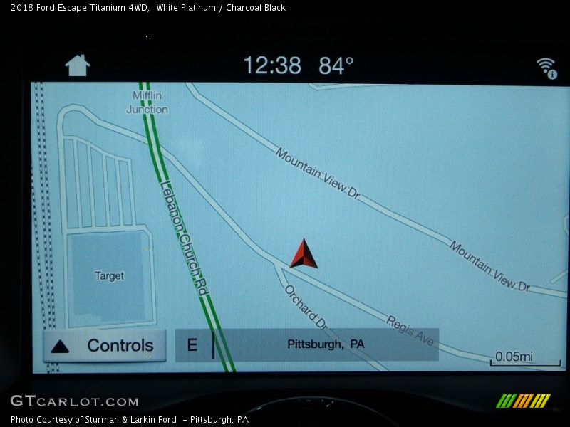 White Platinum / Charcoal Black 2018 Ford Escape Titanium 4WD