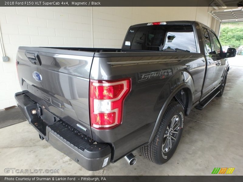 Magnetic / Black 2018 Ford F150 XLT SuperCab 4x4
