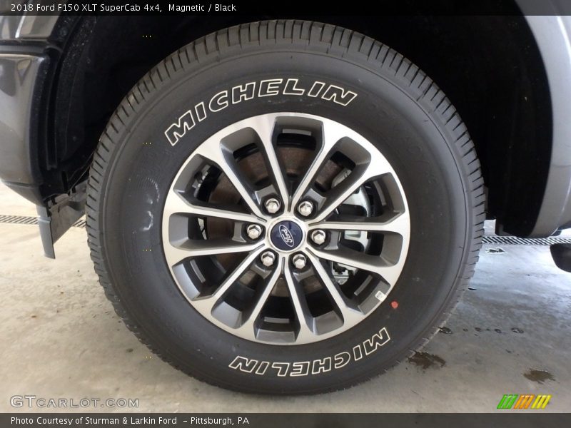 Magnetic / Black 2018 Ford F150 XLT SuperCab 4x4