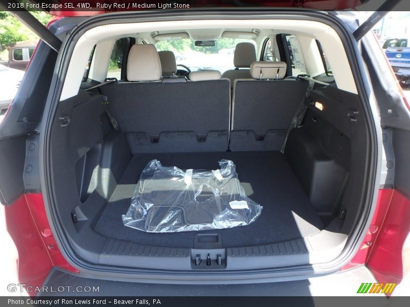 Ruby Red / Medium Light Stone 2018 Ford Escape SEL 4WD