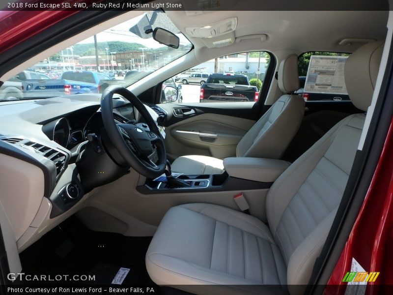 Ruby Red / Medium Light Stone 2018 Ford Escape SEL 4WD