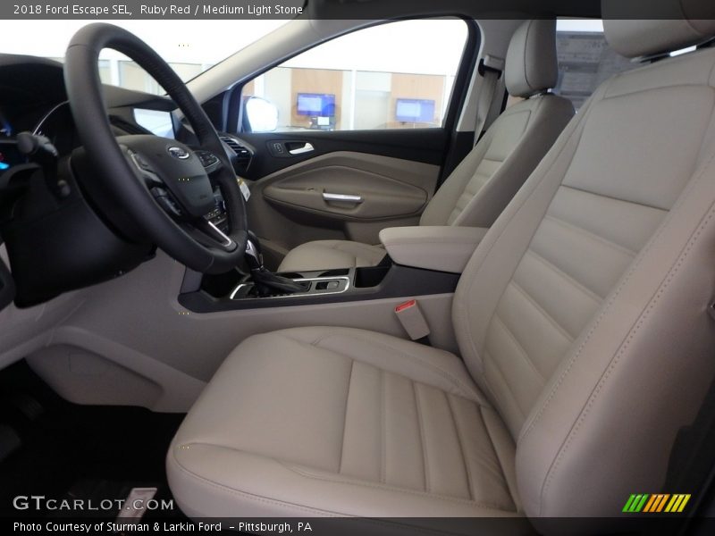 Ruby Red / Medium Light Stone 2018 Ford Escape SEL