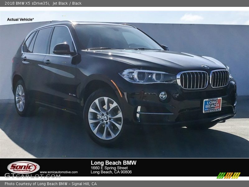 Jet Black / Black 2018 BMW X5 sDrive35i