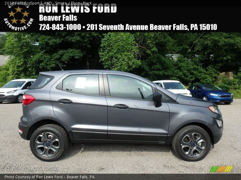 Smoke / Ebony Black 2018 Ford EcoSport S 4WD