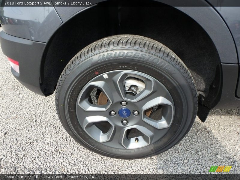 Smoke / Ebony Black 2018 Ford EcoSport S 4WD