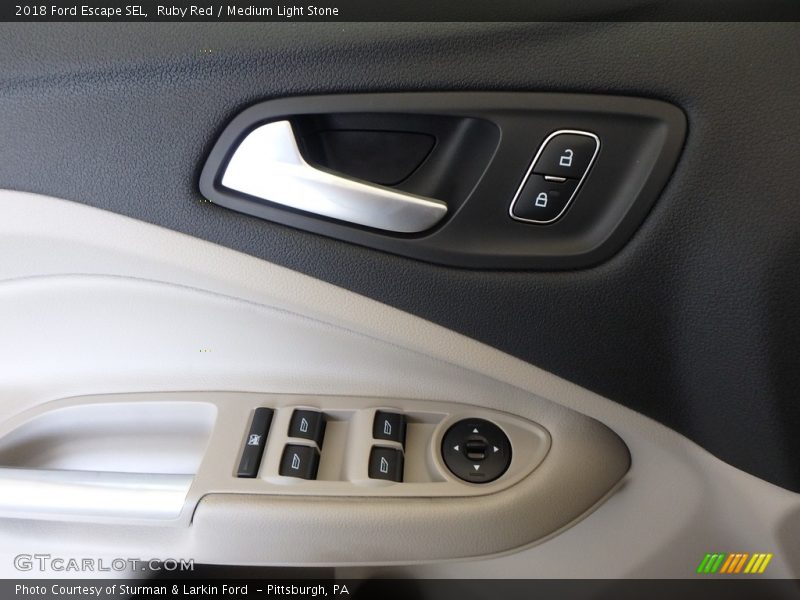 Ruby Red / Medium Light Stone 2018 Ford Escape SEL