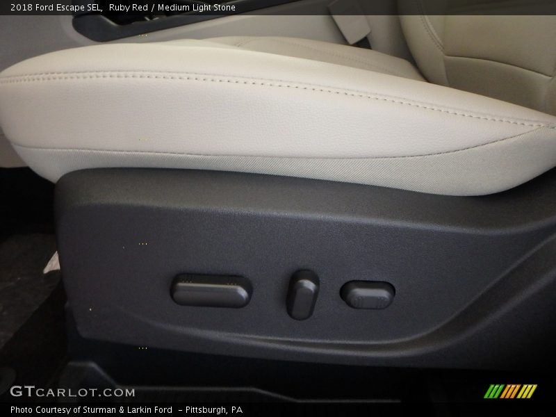 Ruby Red / Medium Light Stone 2018 Ford Escape SEL