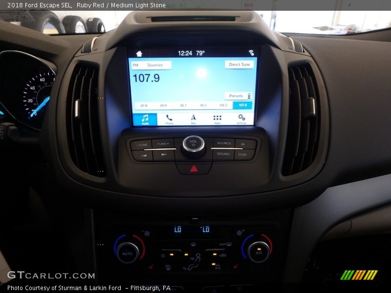 Ruby Red / Medium Light Stone 2018 Ford Escape SEL