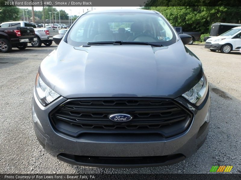 Smoke / Ebony Black 2018 Ford EcoSport S 4WD