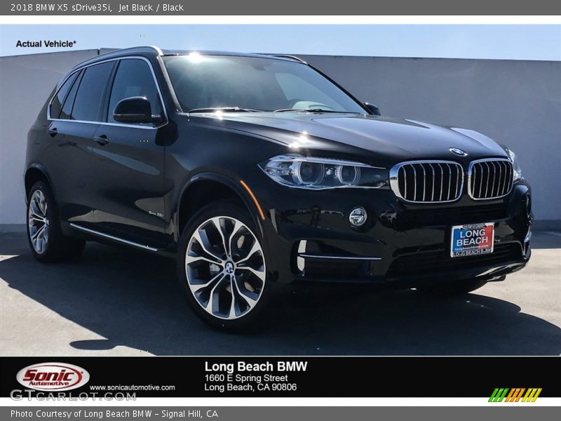 Jet Black / Black 2018 BMW X5 sDrive35i
