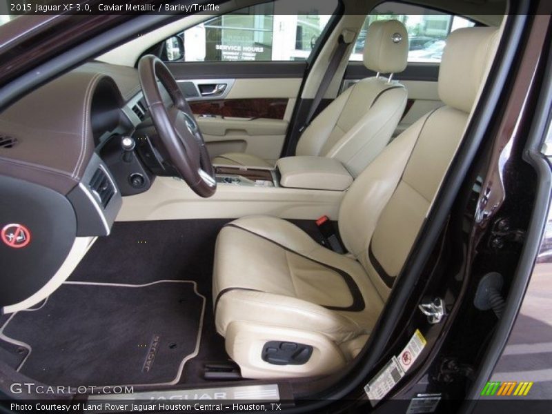 Caviar Metallic / Barley/Truffle 2015 Jaguar XF 3.0