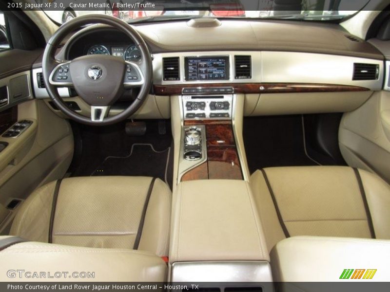 Caviar Metallic / Barley/Truffle 2015 Jaguar XF 3.0
