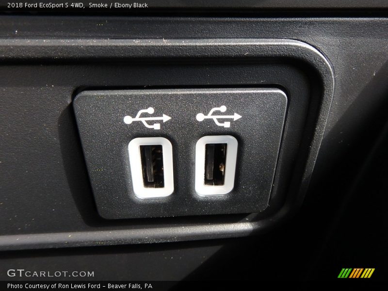 Smoke / Ebony Black 2018 Ford EcoSport S 4WD