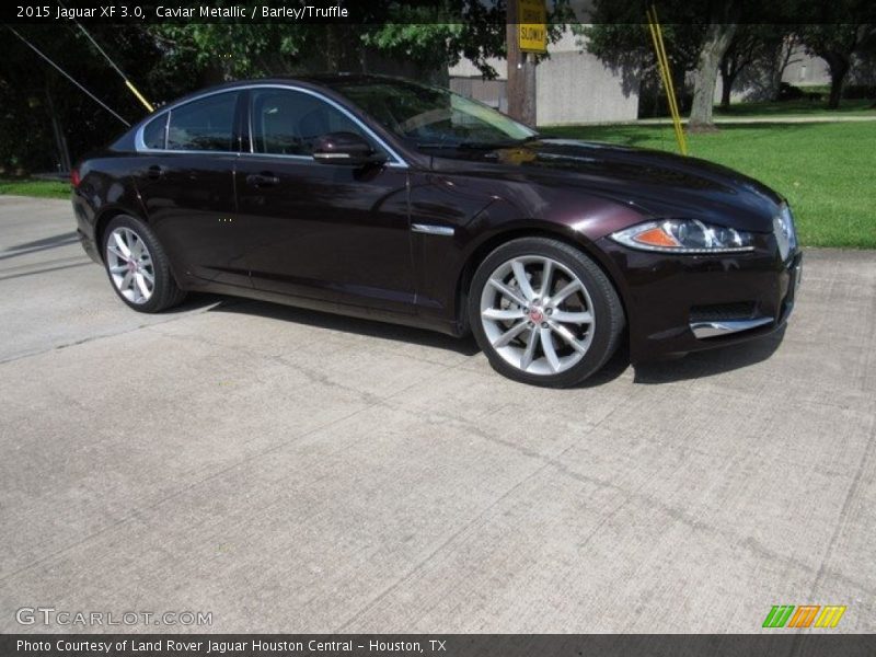 Caviar Metallic / Barley/Truffle 2015 Jaguar XF 3.0