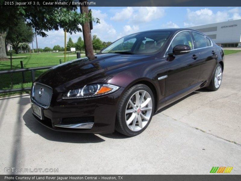 Caviar Metallic / Barley/Truffle 2015 Jaguar XF 3.0
