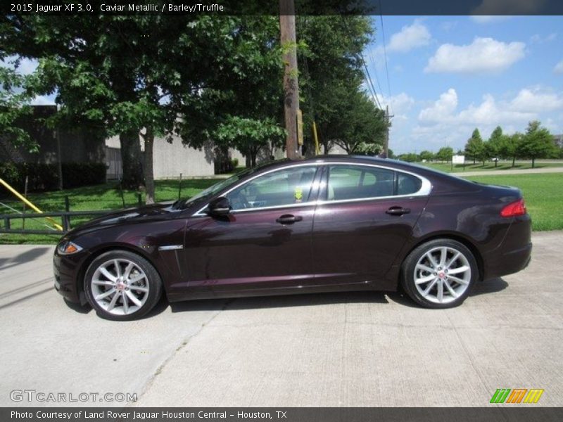 Caviar Metallic / Barley/Truffle 2015 Jaguar XF 3.0