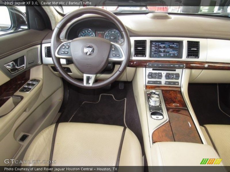 Caviar Metallic / Barley/Truffle 2015 Jaguar XF 3.0