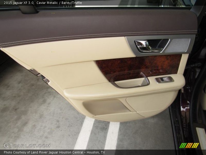 Caviar Metallic / Barley/Truffle 2015 Jaguar XF 3.0