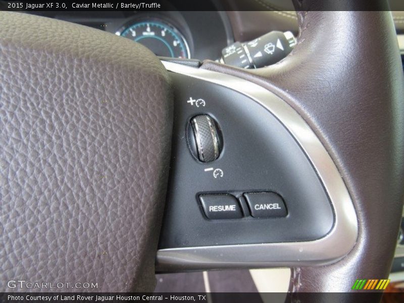Caviar Metallic / Barley/Truffle 2015 Jaguar XF 3.0