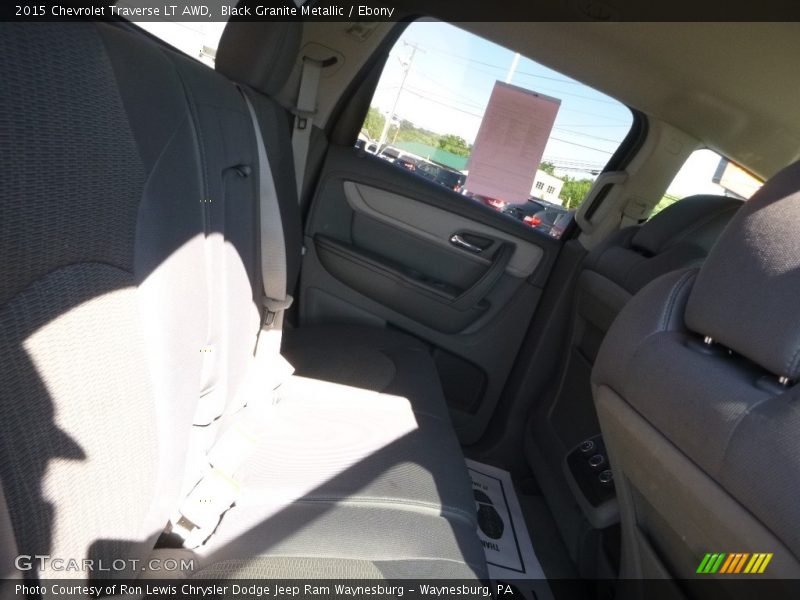 Black Granite Metallic / Ebony 2015 Chevrolet Traverse LT AWD