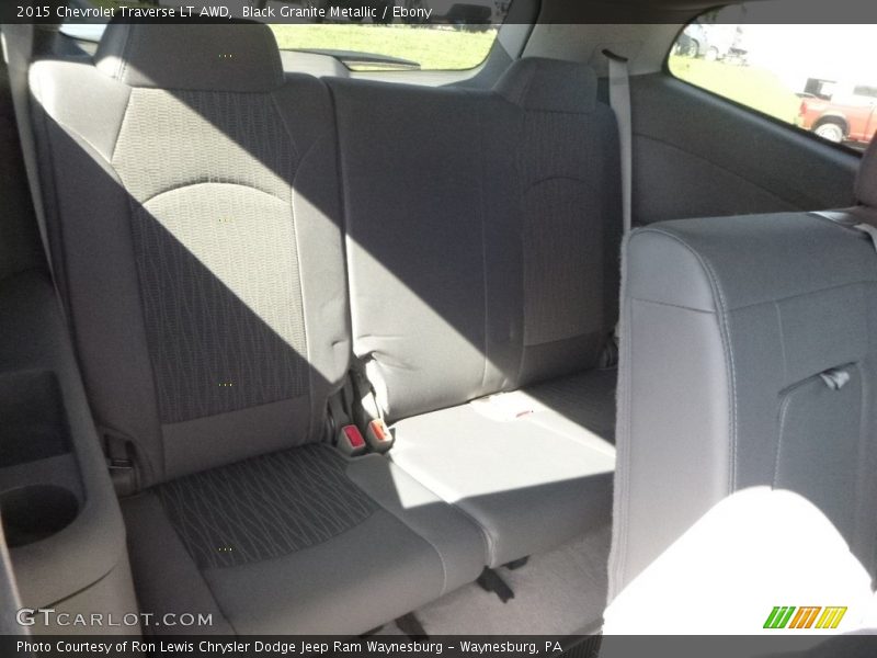 Black Granite Metallic / Ebony 2015 Chevrolet Traverse LT AWD