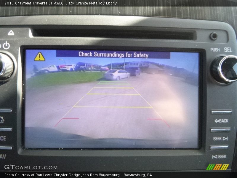 Black Granite Metallic / Ebony 2015 Chevrolet Traverse LT AWD