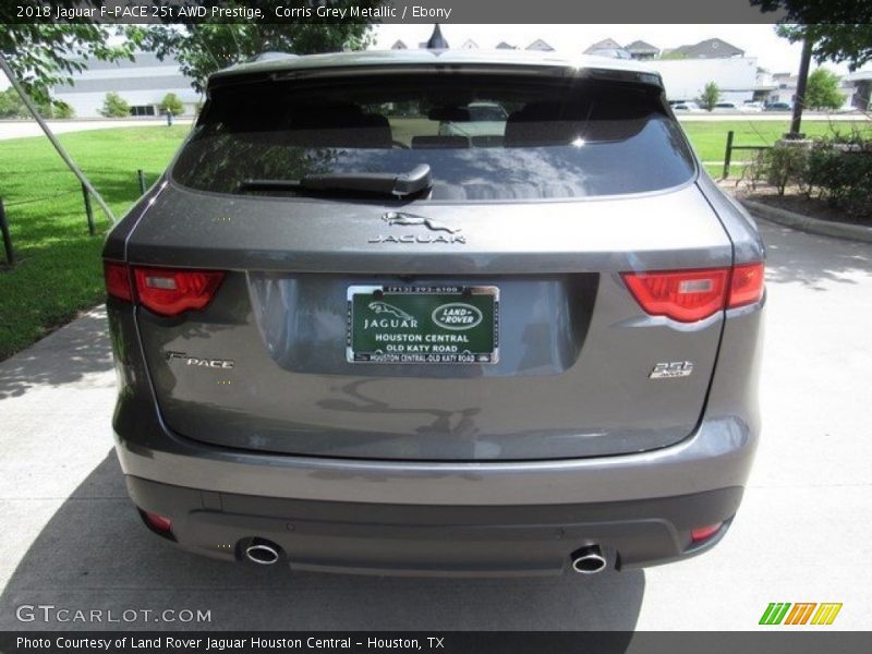 Corris Grey Metallic / Ebony 2018 Jaguar F-PACE 25t AWD Prestige