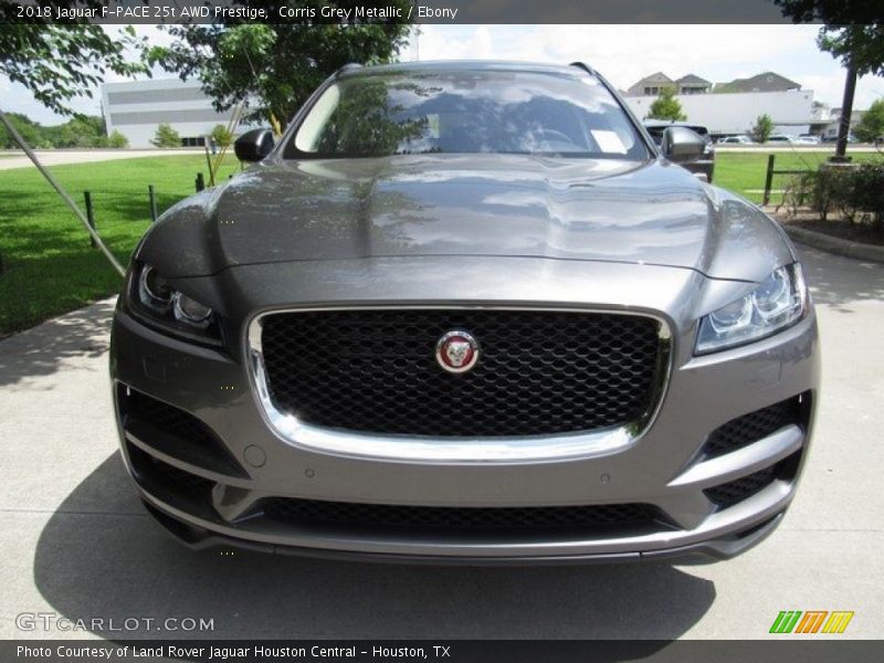 Corris Grey Metallic / Ebony 2018 Jaguar F-PACE 25t AWD Prestige
