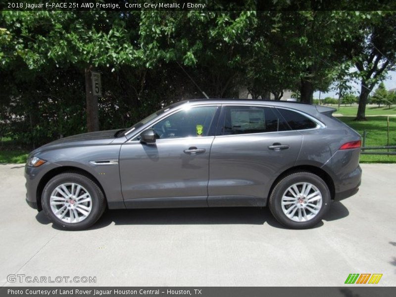 Corris Grey Metallic / Ebony 2018 Jaguar F-PACE 25t AWD Prestige