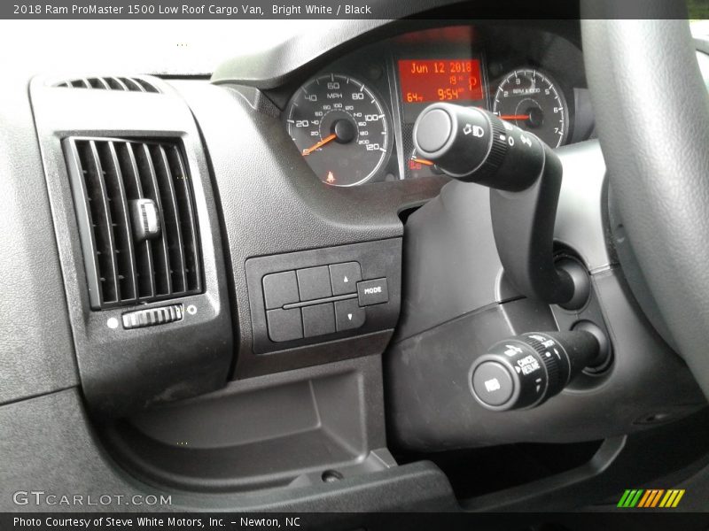 Controls of 2018 ProMaster 1500 Low Roof Cargo Van
