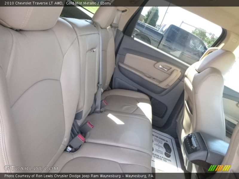 Gold Mist Metallic / Ebony 2010 Chevrolet Traverse LT AWD