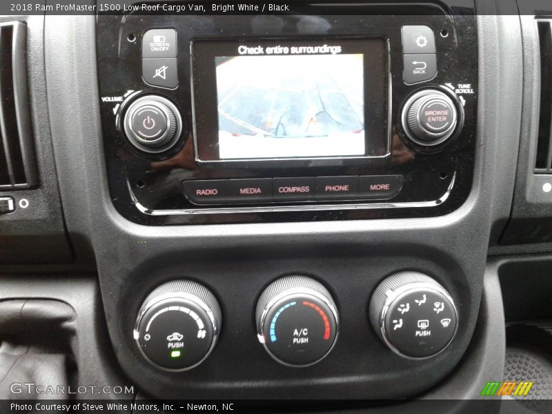 Controls of 2018 ProMaster 1500 Low Roof Cargo Van