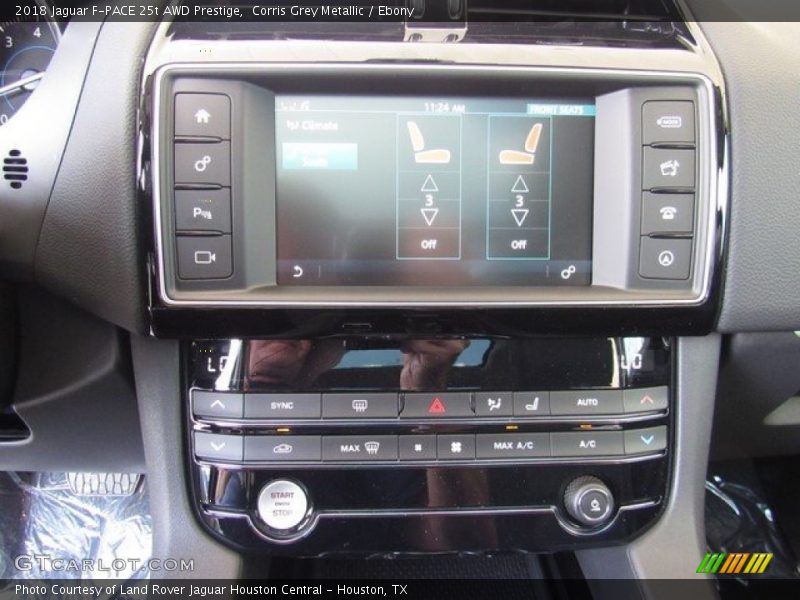 Corris Grey Metallic / Ebony 2018 Jaguar F-PACE 25t AWD Prestige