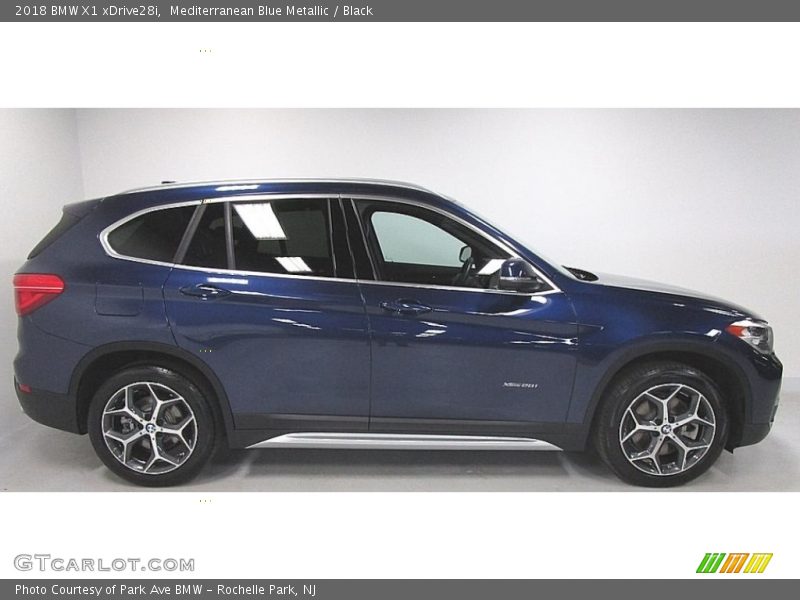 Mediterranean Blue Metallic / Black 2018 BMW X1 xDrive28i