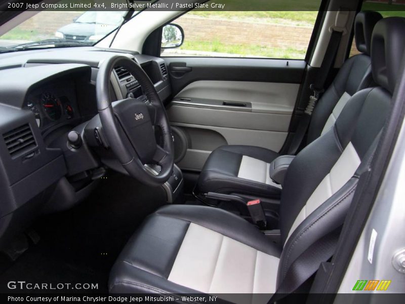 Bright Silver Metallic / Pastel Slate Gray 2007 Jeep Compass Limited 4x4