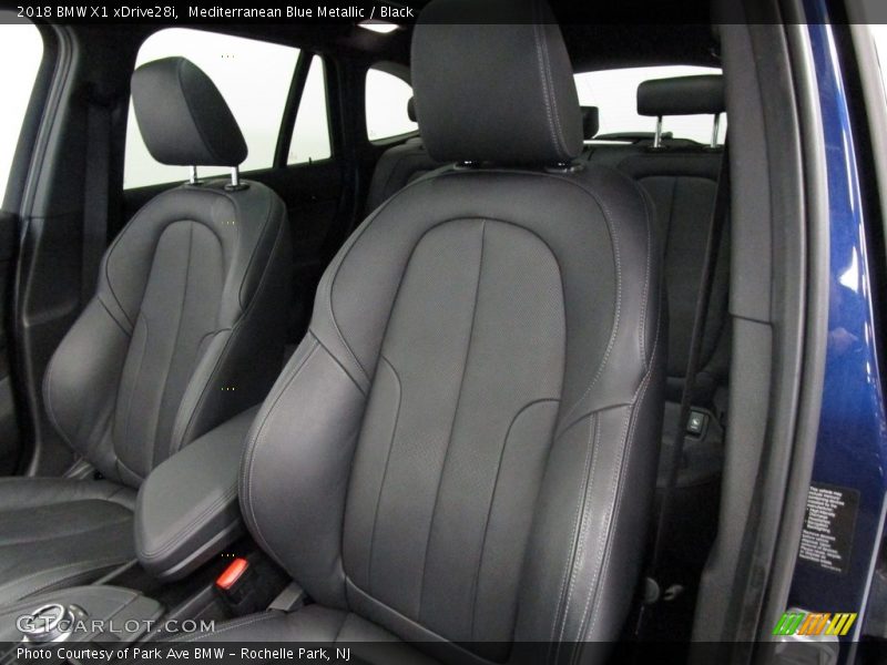 Mediterranean Blue Metallic / Black 2018 BMW X1 xDrive28i