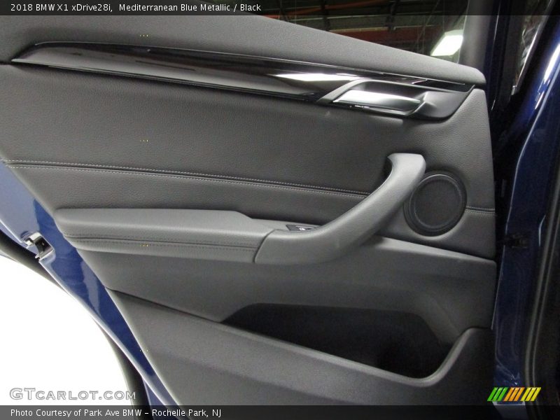 Mediterranean Blue Metallic / Black 2018 BMW X1 xDrive28i