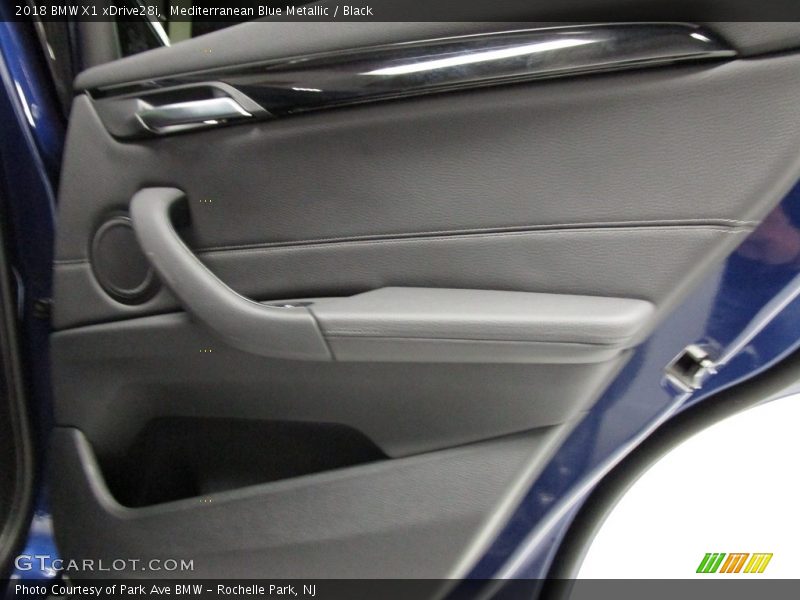 Mediterranean Blue Metallic / Black 2018 BMW X1 xDrive28i